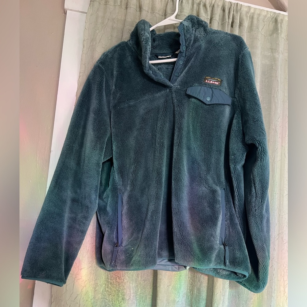 LL bean quarter zip pull over